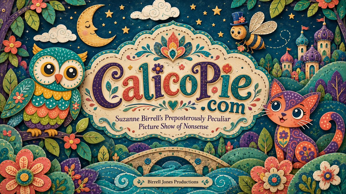 Calico Pie &mdash; Suzanne Birrell&rsquo;s Preposterously Peculiar Picture Show of Nonsense